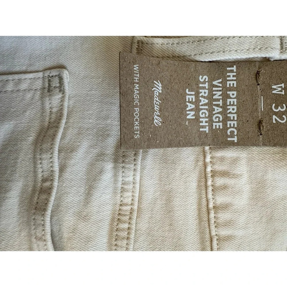 Madewell The Perfect Vintage Straight Jean in Vintage Canvas Wash - Picture 8 of 10